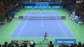 Grigor Dimitrov vs Benoit Paire 2013 ATP 250 Stockholm SF [HD]