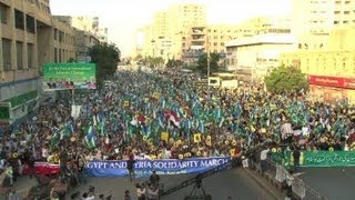 Karachi: manifestation contre l'intervention américaine en Syrie