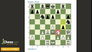 Andreikin-Karjakin, Tashkent Grand Prix 2014 (Part 1)