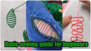 Best basic sewing guide for beginners - sewing tips