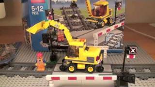 Lego City Level Crossing Review 7936