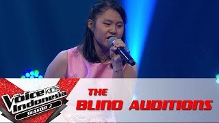 Joan "The Voice Within" | The Blind Auditions | The Voice Kids Indonesia Season 2 GTV 2017