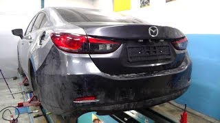 Mazda 6. Ампутация лишнего. Вытяжка. Наборка.