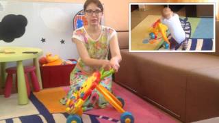 Ходунки-каталка  Фишер Прайс // Fisher Price Обзор наших ходунков