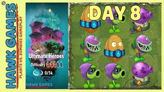 Plants vs Zombies 2 Ultimate Heroes World Day 8 (Beghouled)