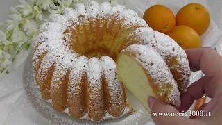 CIAMBELLONE ALL'ARANCIA ALTISSIMO ED ESTREMAMENTE MORBIDO - SENZA LATTE E BURRO  Ricetta della Nonna