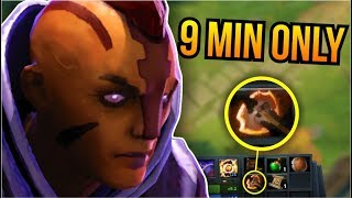 9 MIN BATTLE FURY - Ana Anti Mage Fast Farm EZ Game 7.07 | Dota 2