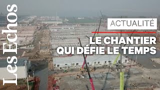 A Wuhan, le nouvel hôpital est en train de sortir de terre