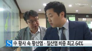 "중국 황사에 발암물질 미세먼지 상당량 포함" / YTN 사이언스