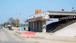 Строительство подходов к мосту через Керченский пролив