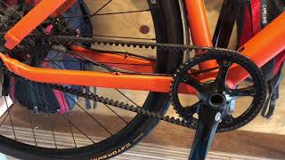 How to tension a Gates belt drive on a BMC Alpenchallenge