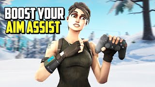 How to Use Aim Assist + Improve Your Aim on PS4/Xbox Fortnite! (Fortnite Controller Aim Guide)