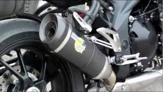 The LeoVince SBK Factory R E-Approved EVO II Slip-on for Triumph Speed Triple 1050 (2011)