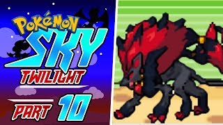 Pokemon Sky Twilight Part 10 MEGA ZOROARK GBA Rom Hack Gameplay Walkthrough