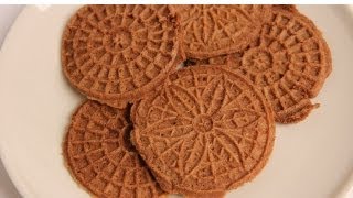 Chocolate Pizzelles Recipe - Laura Vitale - Laura in the Kitchen Episode 354