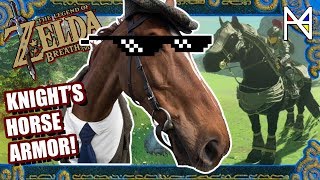 How to Obtain Knight's Horse Armor - ZELDA BREATH OF THE WILD (BOTW Horseback Archery Minigame) PA4N