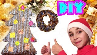 DIY Як Прикрасити Кімнату на Новий Рік! Новорічні ПРИКРАСИ Своїми Руками: Ялинка Іграшки Вінок