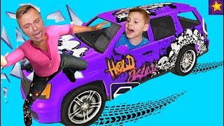 ЕДЕМ Через СТЕКЛА на Мощной МАШИНЕ !!! Проедет ли ИГОРЬ все ТРАМПЛИНЫ?