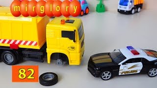 Машинки мультфильм - Город машинок 82 серия: Ремонт мусоровоза. Развивающие мультики mirglory