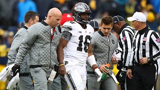 Urban Meyer and J.T. Barrett describe how injury happened