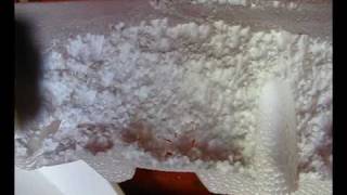 Polystyrene snow