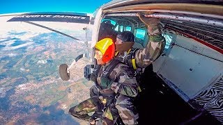 SAUT EXTRÊME EN PARACHUTE AVEC L'ARMÉE !!