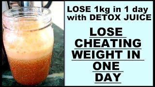 Detox Juice Recipe for Weight Loss | Lose 1KG in 1 Day | Green Juice Recipe | Fat to Fab