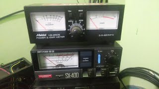 Cara menggunakan swr sx-400 : cek nilai swr dan power meter #swr #vswr #sx400 #yg3fzi #amatir #radio