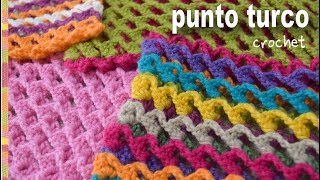 Punto turco a crochet: ¡reversible, elástico, 3D y de una sola hilera! - Tejiendo Perú