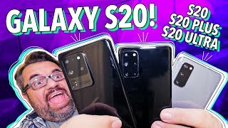 OS NOVOS GALAXY S20, S20 PLUS E 20 ULTRA!