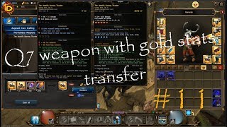Drakensang Online I q7 weapon with gold stats I #11