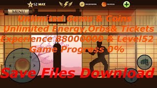 Shadow Fight 2 V1.9.30 Mod/Hacked Save Game Files | Unlimited Gems, Coins, Orbs, Tickets, 80M EXP
