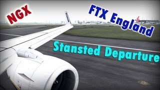 FSX Ryanair Departure from Stansted (FTX England)