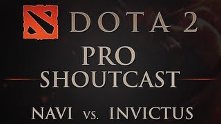 Dota 2 Pro Shoutcast #2 - Navi VS. Invictus Gaming