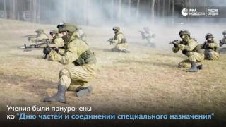 Учения спецназа ВДВ