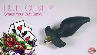 Анальная пробка с вибрацией Butt Quiver от Rocks Off