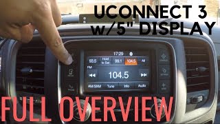 UCONNECT 3 With 5" Display FULL OVERVIEW