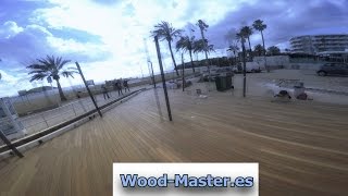 Wood Master. Шлифовка террасной доски IPE