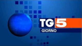 PROTOTIPO nuova sigla TG5 con nuova sintonia!!!