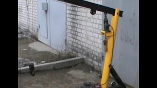 Самодельный подъемник для двигателя часть 1  Homemade lift for the engine part 1