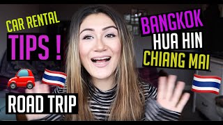 TIPS for renting a car in Thailand from Bangkok to Chiang Mai