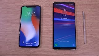 iPhone X vs Samsung Galaxy Note 8 - Speed Test!