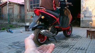 Скутер-как заменить заднее колесо,нюансы,демонтаж,монтаж.Scooter-how to replace the rear wheel