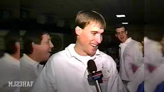 Chicago Bulls Hanging Out Together 1989