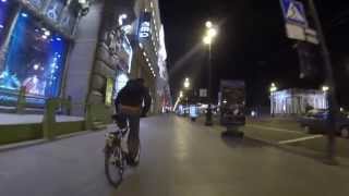 Велопрогулка по ночному Питеру/bike in Saint-Petersburg