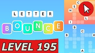 Letter Bounce Level 195 Answers (Words Meaning Ugly)
