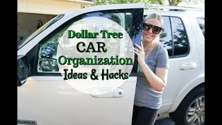 DOLLAR TREE CAR ORGANIZATION IDEAS & HACKS| MEGAN NAVARRO