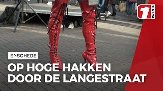 Eerste Stiletto Run in Enschede