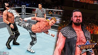 WWE 2K18 SummerSlam 2018 Seth Rollins vs Dolph Ziggler Highlights