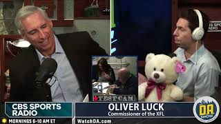 Oliver Luck: XFL Gambling Lines Will Be "Right In Front Of You"
